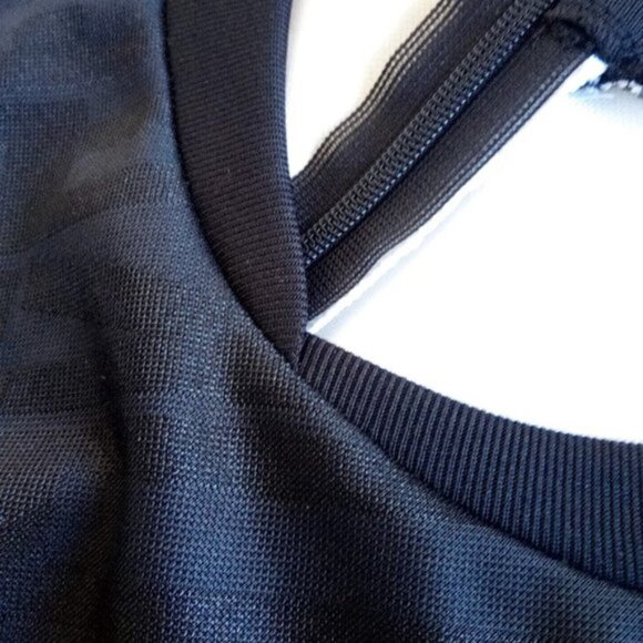 New Reebok Women's Meet You There Sleeveless Basketball Black & White Dress M - Picture 11 of 16
